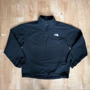 North Face Men’s Small Black Quarter Zip Tekware Sweatshirt Small